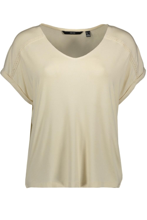 Vero Moda vmvanessa ss v-neck top jrs ga